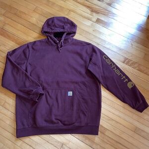 Carhartt Men's Maroon Hoodie